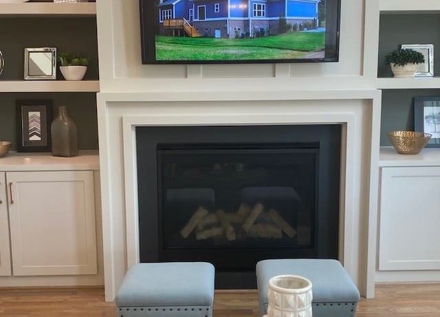 Custom millwork built by Heavin Trim Carpenters