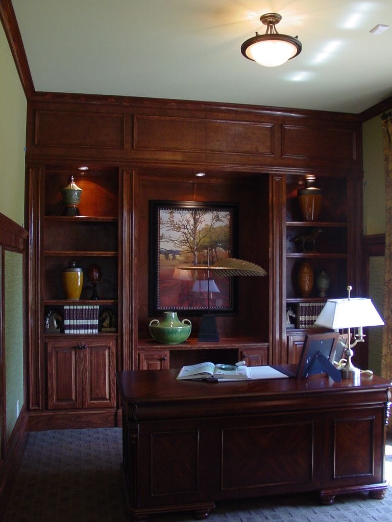 Custom millwork built by Heavin Trim Carpenters