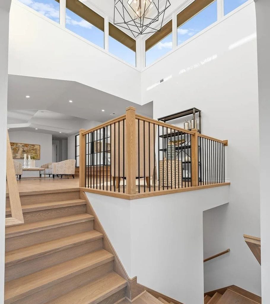 Stair and railing carpentry by Heavin Trim Carpenters