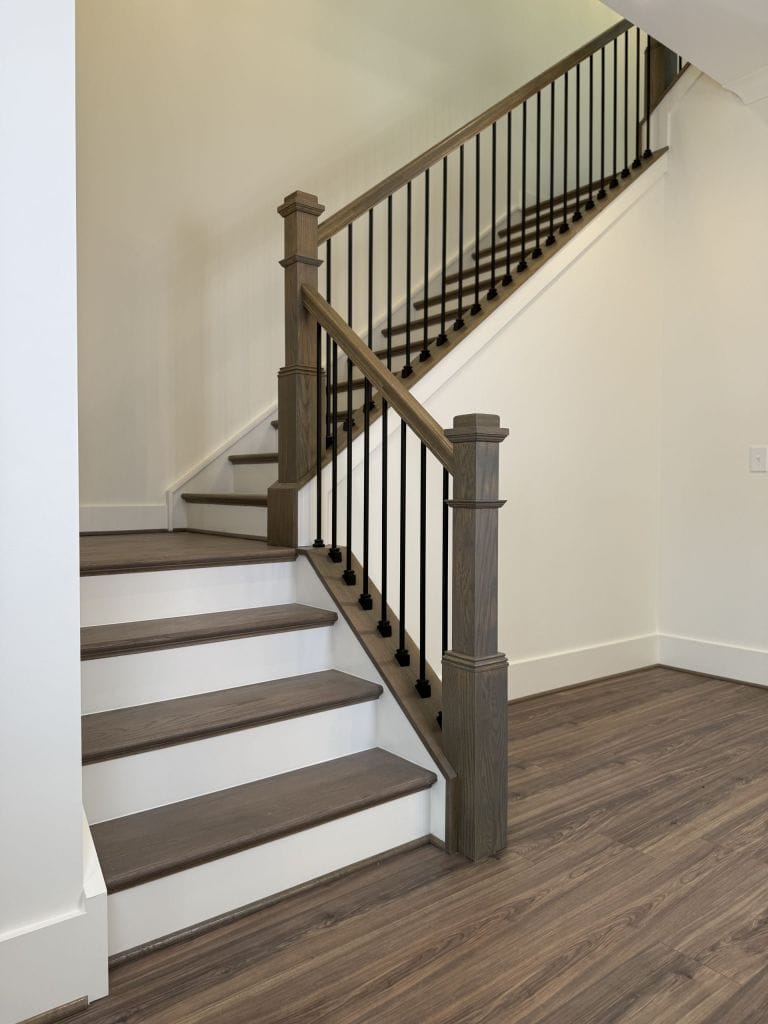 Stair and railing carpentry by Heavin Trim Carpenters