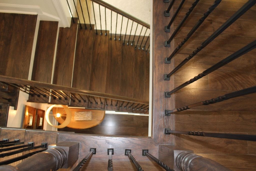 Stair and railing carpentry by Heavin Trim Carpenters