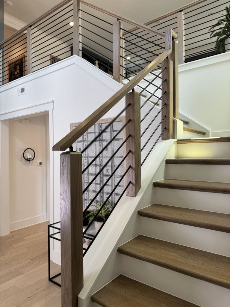 Stair and railing carpentry by Heavin Trim Carpenters