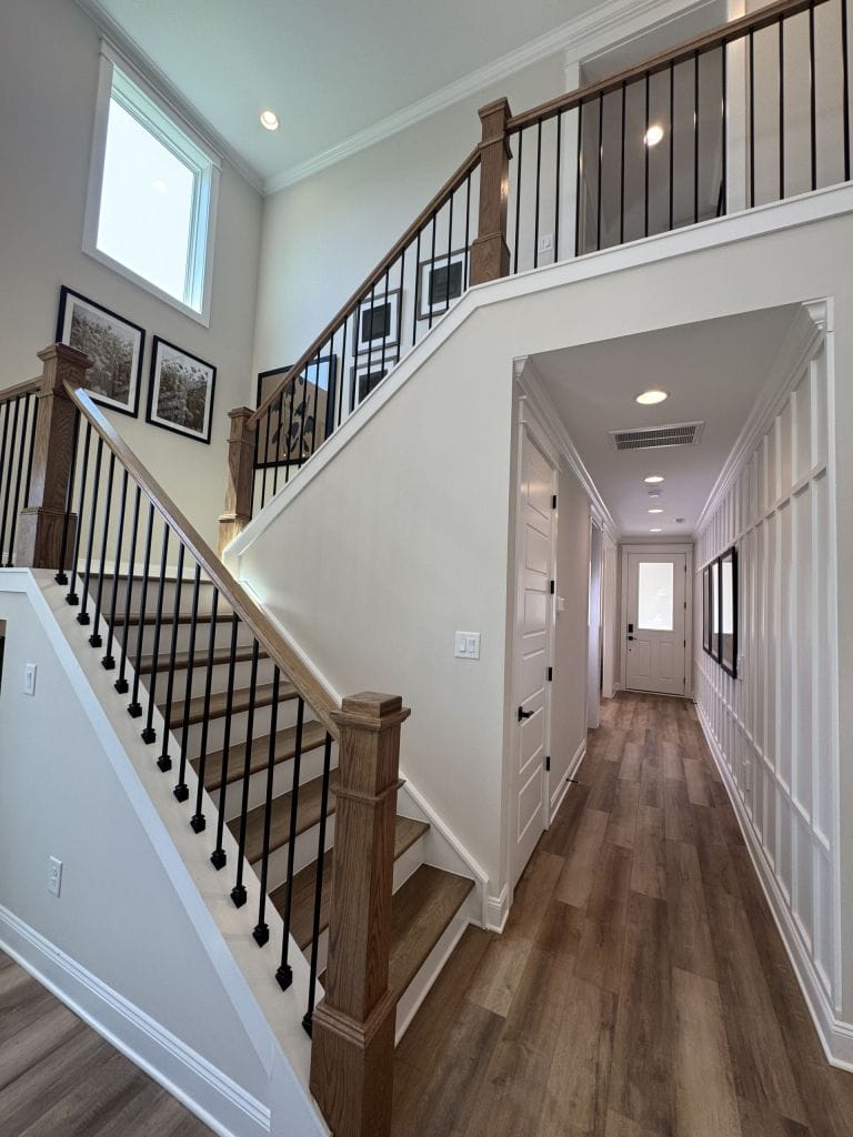 Stair and railing carpentry by Heavin Trim Carpenters