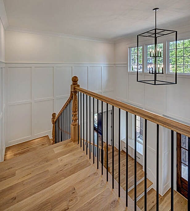 Stair and railing carpentry by Heavin Trim Carpenters
